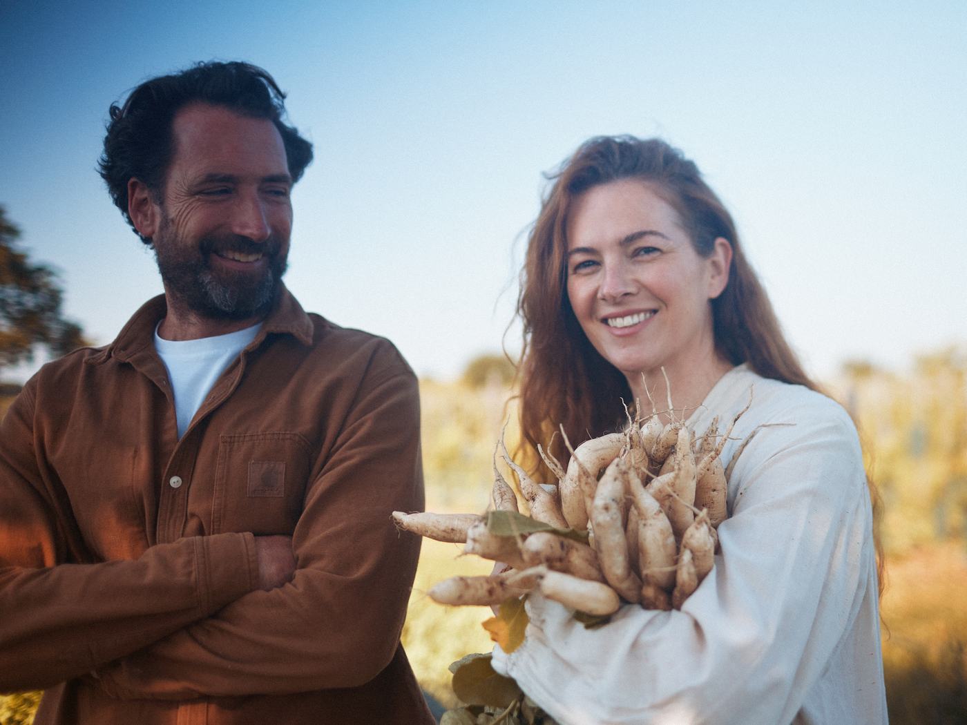 Stephanie und Eduard Tscheppe auf Gut Oggau