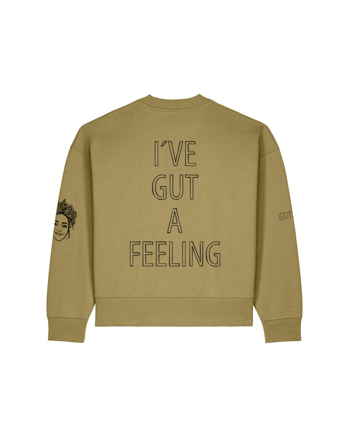 Gut-Feeling-Pullover, oversized